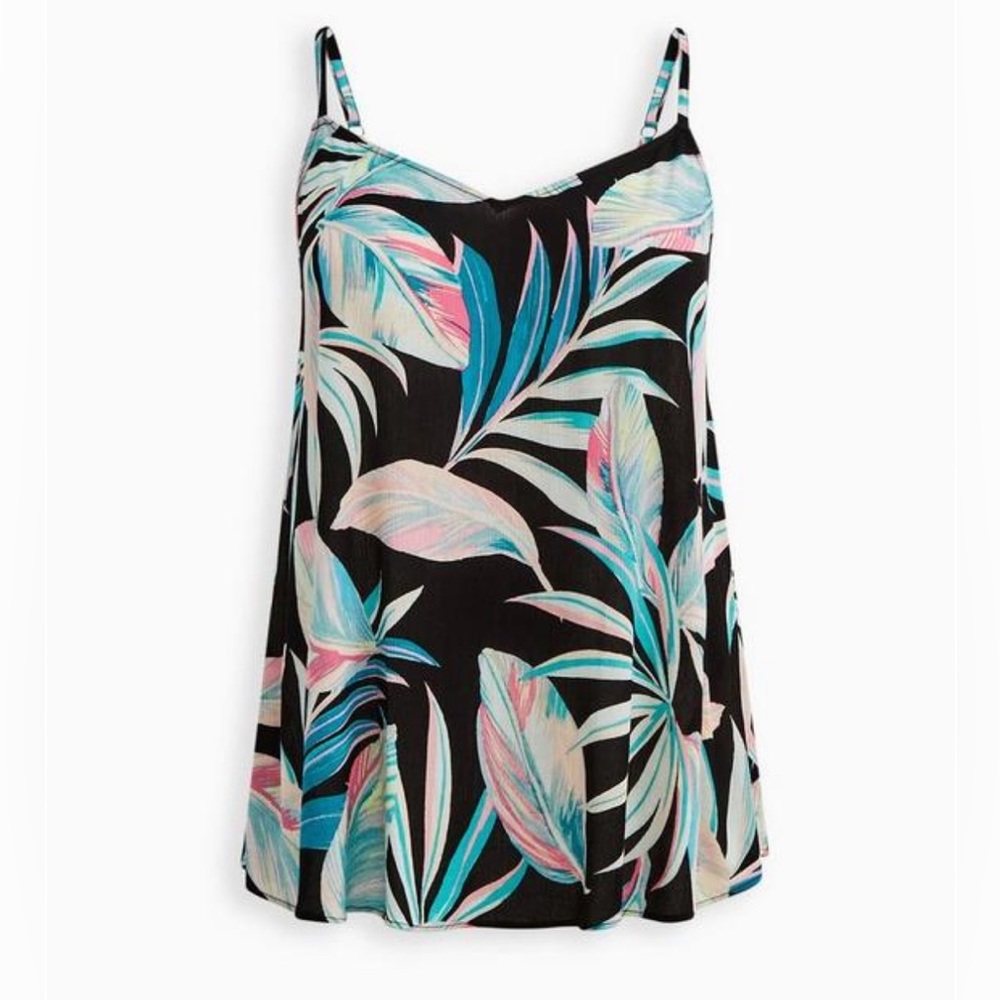 Torrid Sophie crinkle gauze swing cami